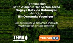 Teknosa’nın karton torbaları ormana dönüşüyor