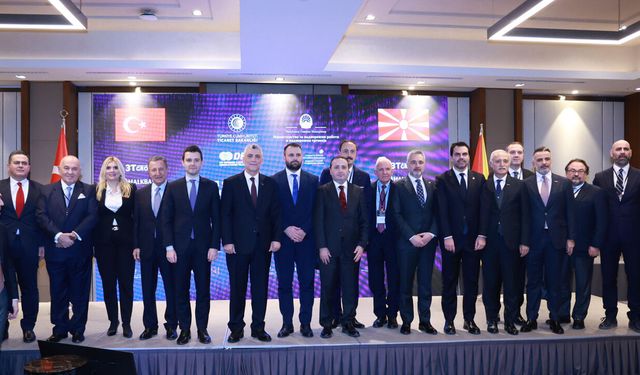 “Kuzey Makedonya-Türkiye ticaret hacminde 1 milyar dolarlık eşik aşılacak”