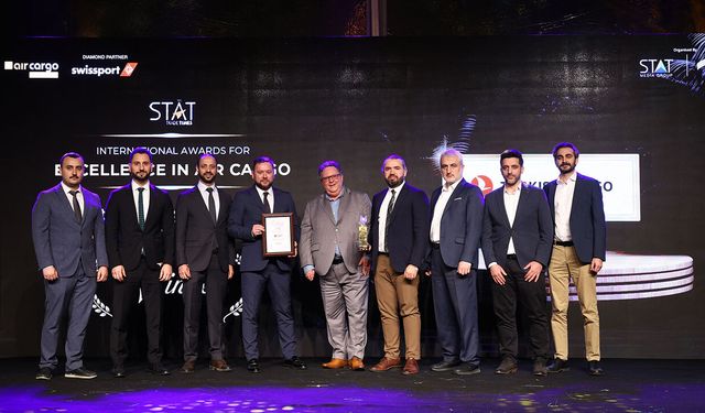 Turkish Cargo’ya, ‘Yılın En Hızlı Büyüyen Uluslararası Kargo Havayolu’ ödülü