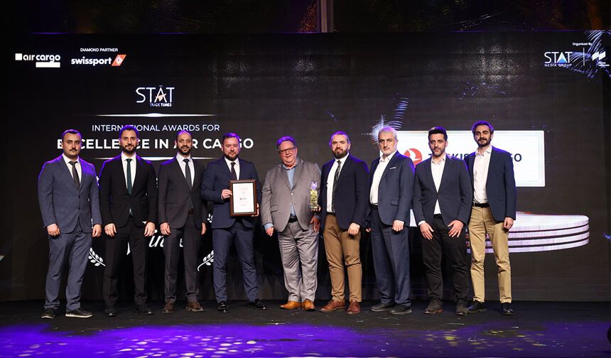 Turkish Cargo’ya, ‘Yılın En Hızlı Büyüyen Uluslararası Kargo Havayolu’ ödülü